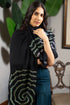 Twilight Shimmer | Embroidered Wool Silk Stole
